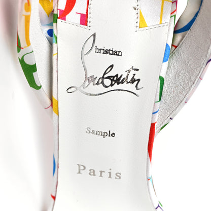 Christian Louboutin Crepe Satin ABC Du Desert 120 Sandal 37 Multicolor 7 of 9