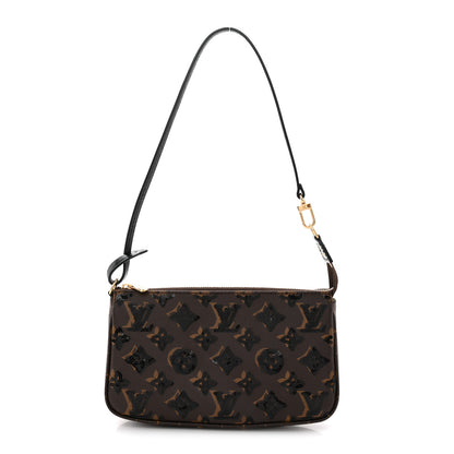 Louis Vuitton Monogram Sequins Pochette Accessories Black 1 of 9