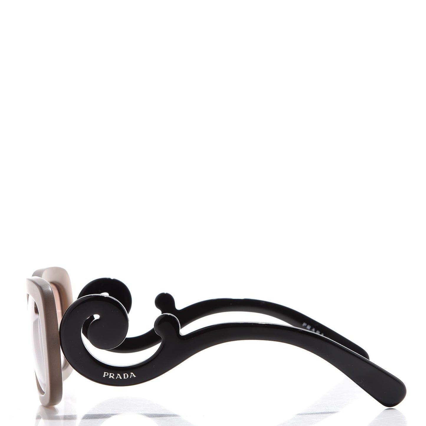 Acetate Baroque Sunglasses SPR 27O Brown Black