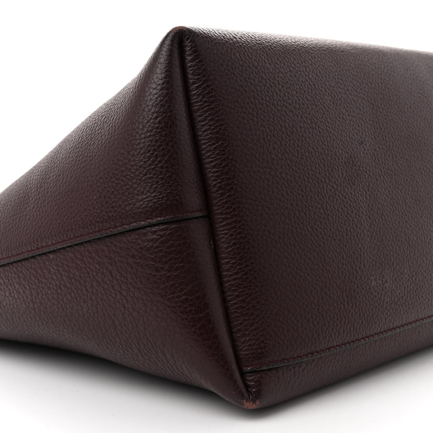 Salvatore Ferragamo Calfskin Travel Tote Burgundy 9 of 17