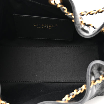 Chanel Caviar Quilted Mini Chanel 25 Handbag Black 4 of 9