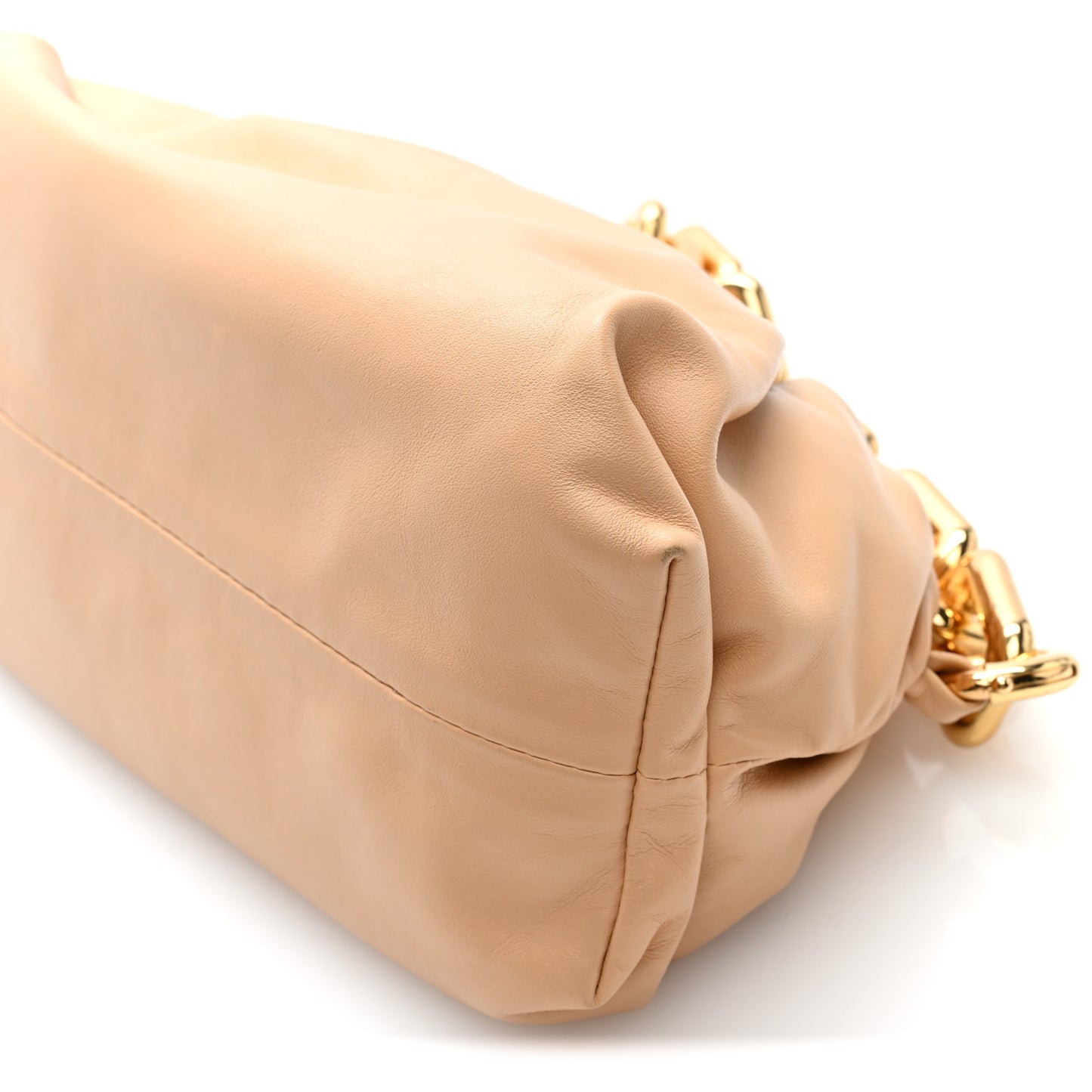 Calfskin The Pouch Chain Almond