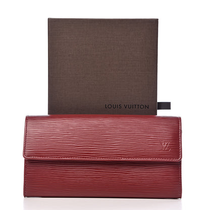 Louis Vuitton Epi Sarah Wallet Rubis 7 of 7