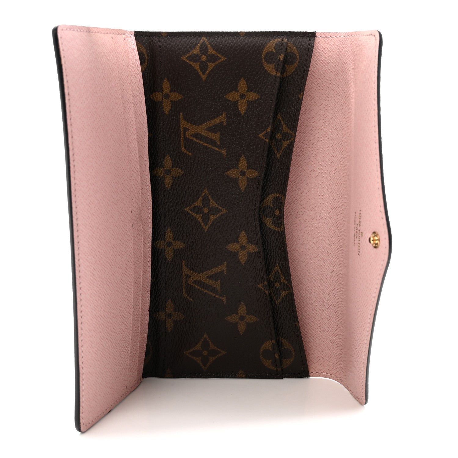 Louis Vuitton Monogram Josephine Wallet Rose Ballerine 6 of 7