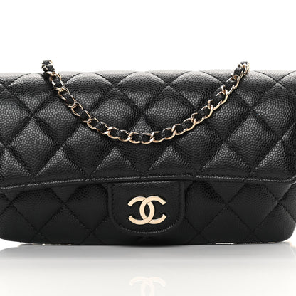 Chanel Caviar Quilted Glasses Case With Chain Black 9 of 12