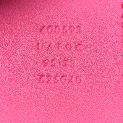 Gucci x KEN SCOTT Textured Calfskin Pomponica Print Double G 40mm Belt 95 38 Pink 5 of 5