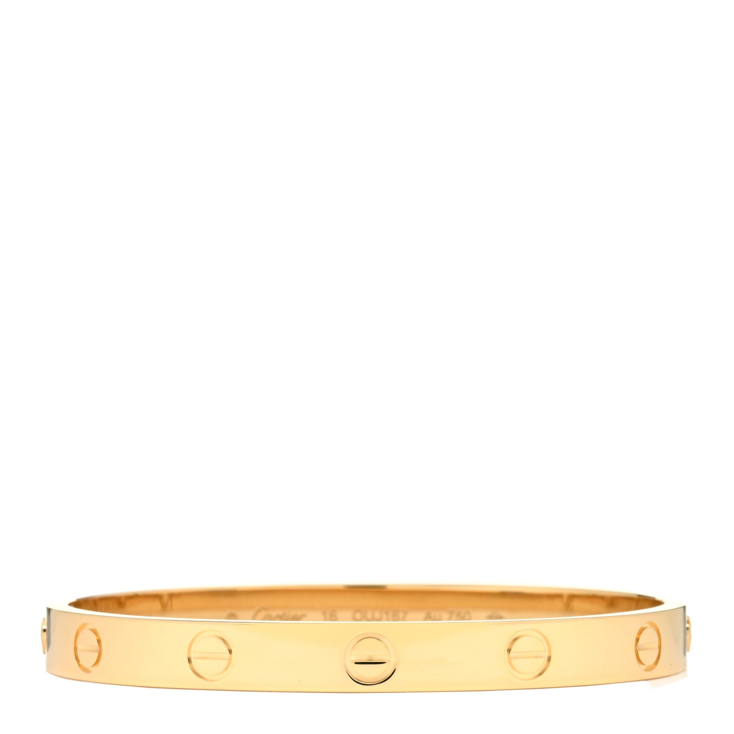 18K Yellow Gold LOVE Bracelet 16