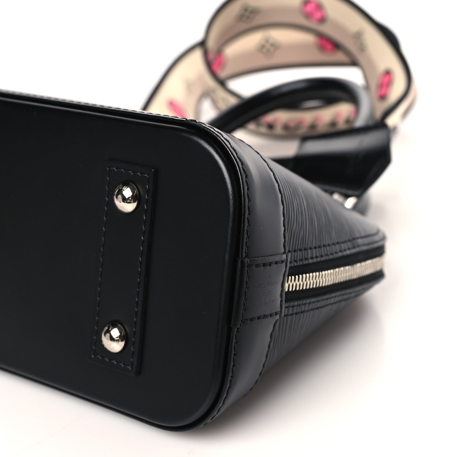 Louis Vuitton Epi Jacquard Alma BB Black 8 of 8