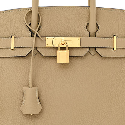 Hermes Taurillon Clemence Birkin 30 Trench 8 of 11