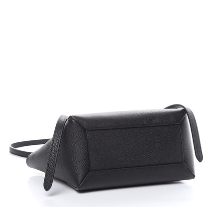 Celine Grained Calfskin Nano Belt Bag Black 4 of 9