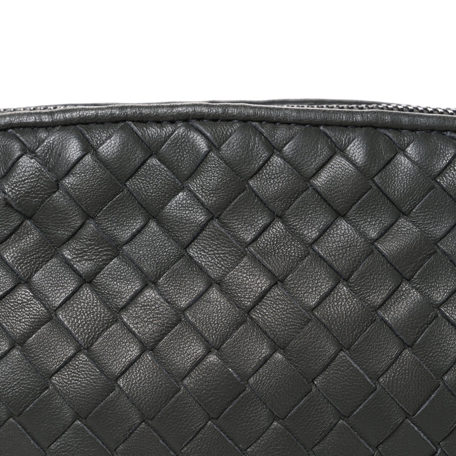 Bottega Veneta Nappa Intrecciato Nodini Crossbody Messenger New Light Grey 9 of 12