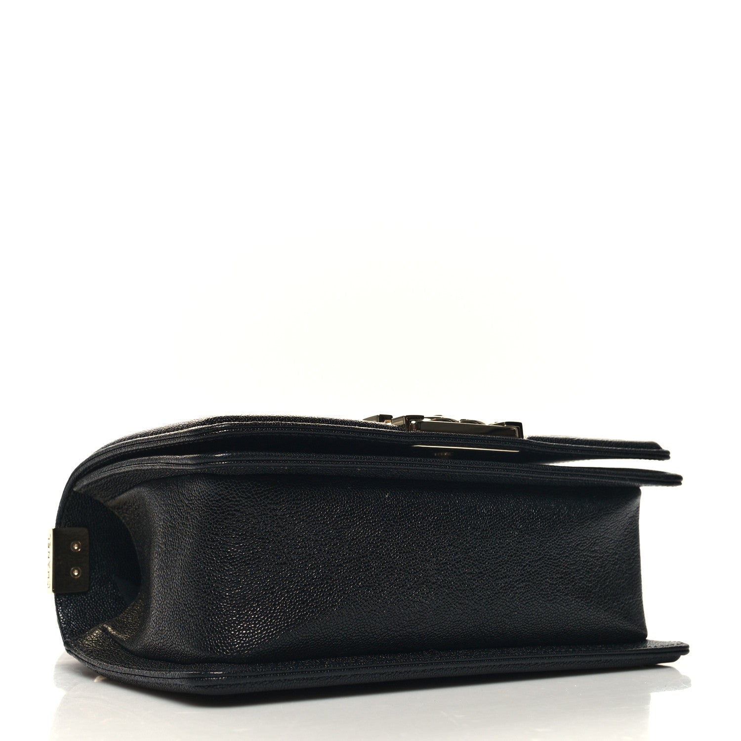 Chanel Caviar Chevron Quilted Small Boy Flap Black 4 of 10