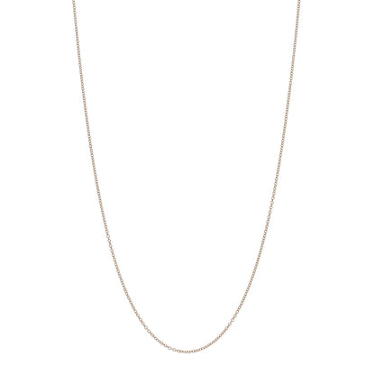 Tiffany 18K Rose Gold Chain Necklace 18" 1 of 4