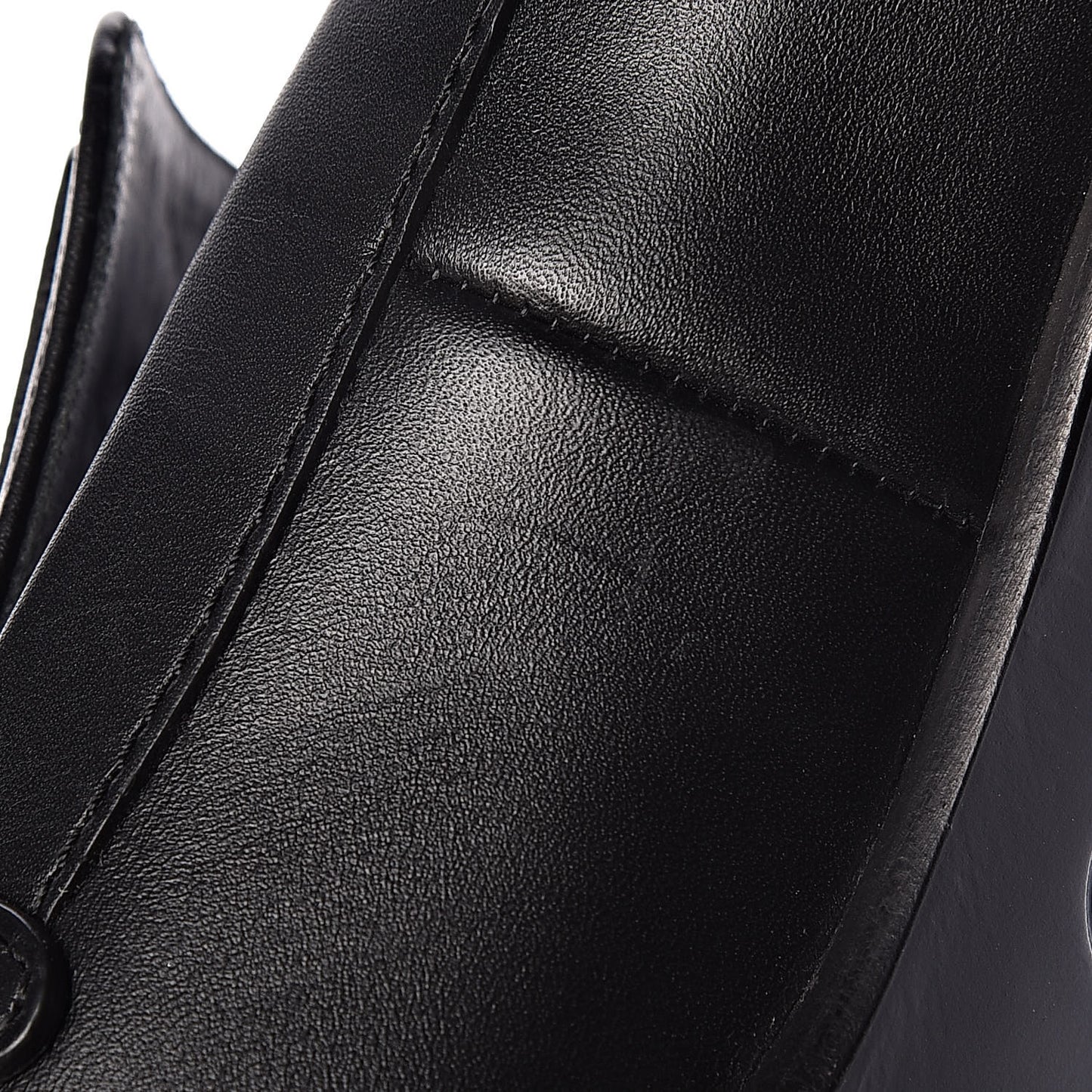 Calfskin Buckle Pumps 36 Black