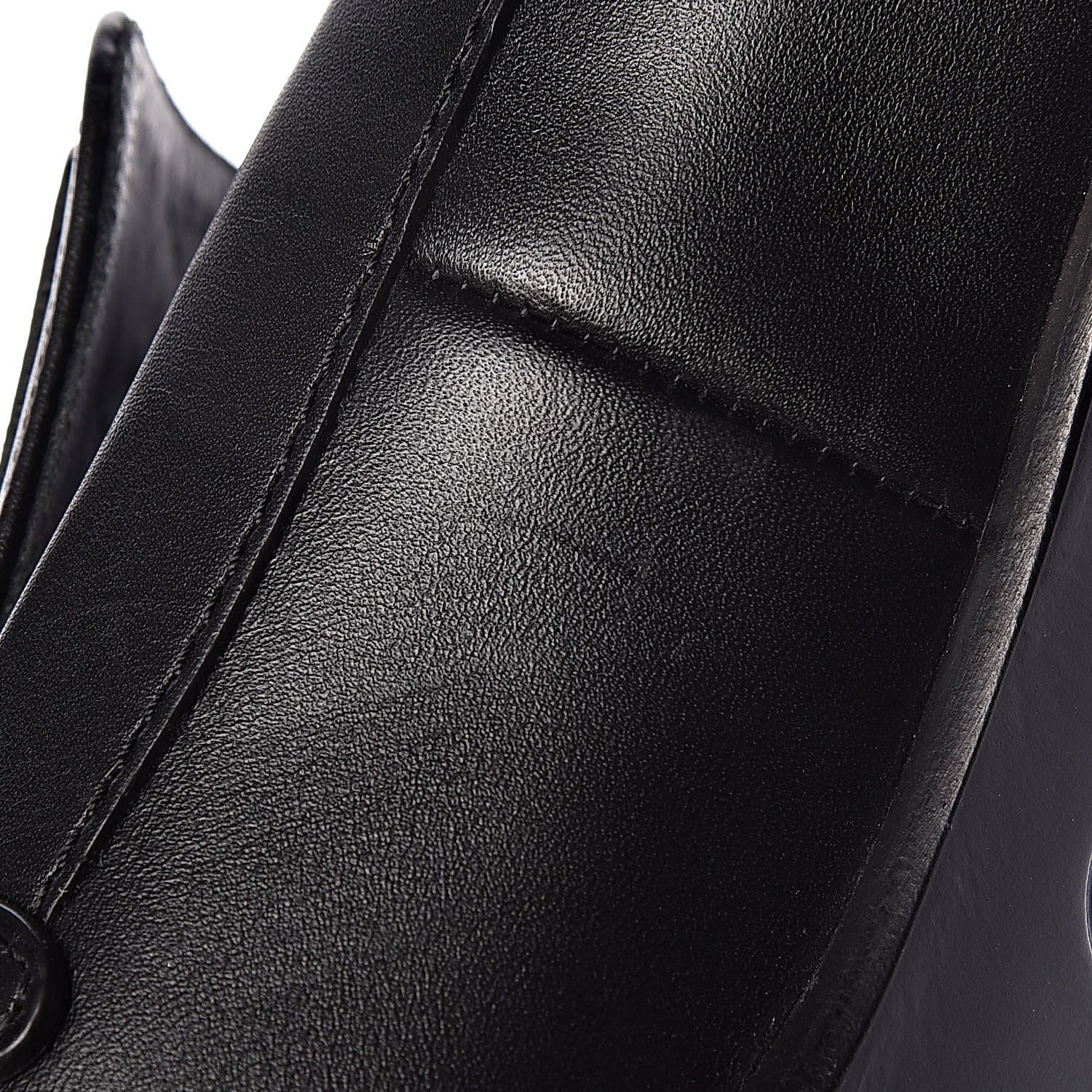 Chanel Calfskin Buckle Pumps 36 Black 14 of 14