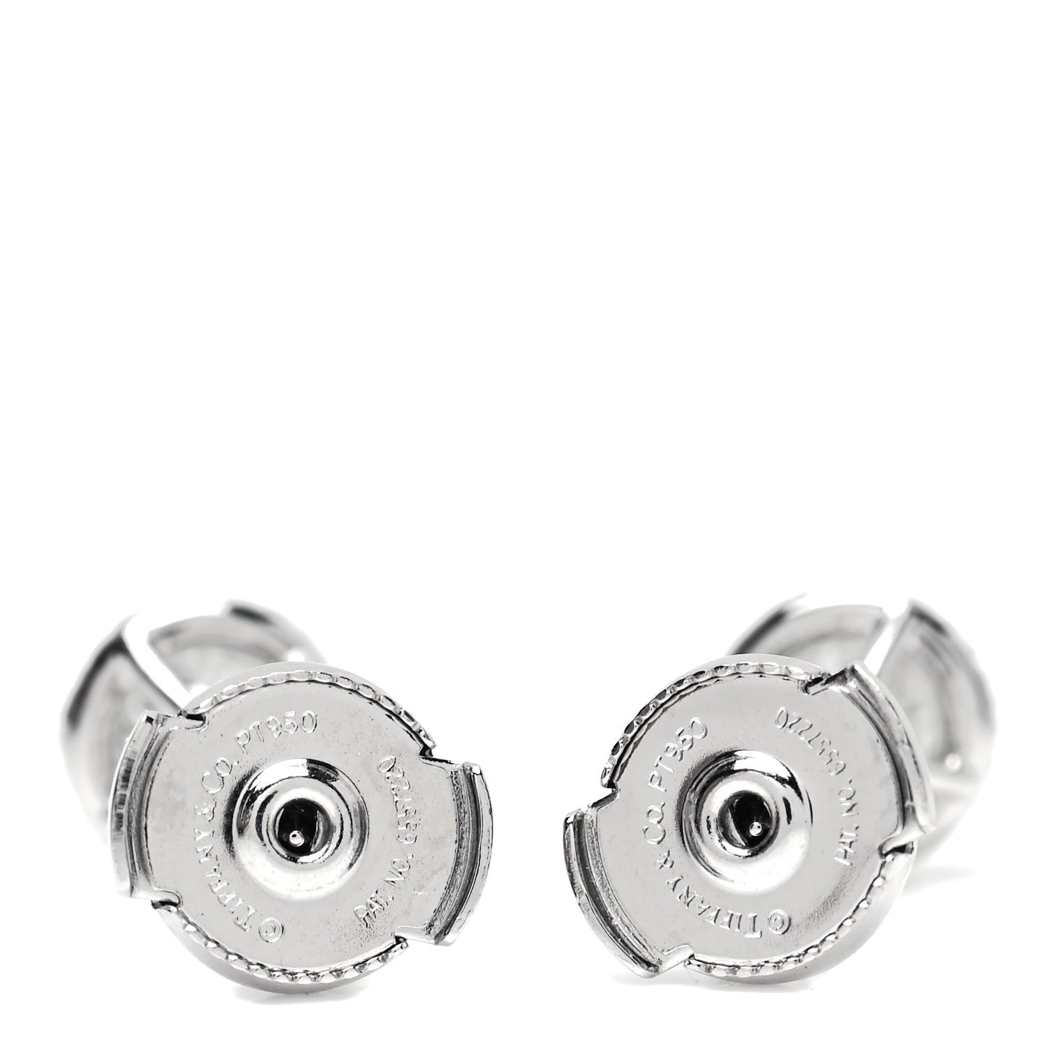 Tiffany Platinum Diamond .58ctw Soleste Earrings 4 of 5