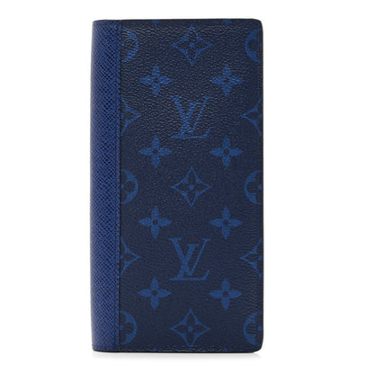 Louis Vuitton Taigarama Brazza Wallet NM Cobalt 1 of 6