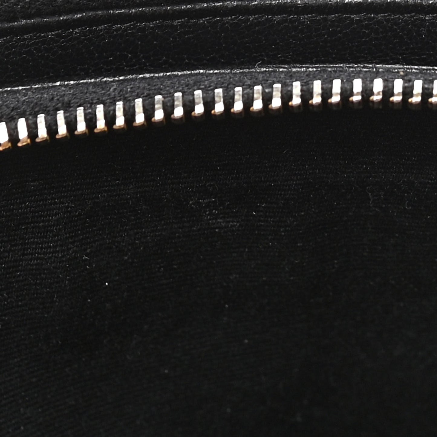 Grained Lambskin Quilted Mini Becky Double Zip Bag Black
