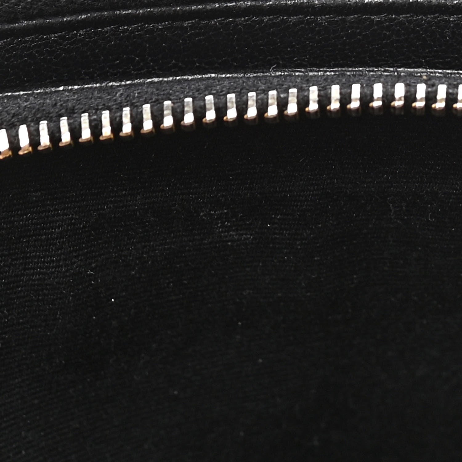 Saint Laurent Grained Lambskin Quilted Mini Becky Double Zip Bag Black 13 of 14