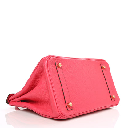 Hermes Togo Birkin 30 Rose Extreme 4 of 10