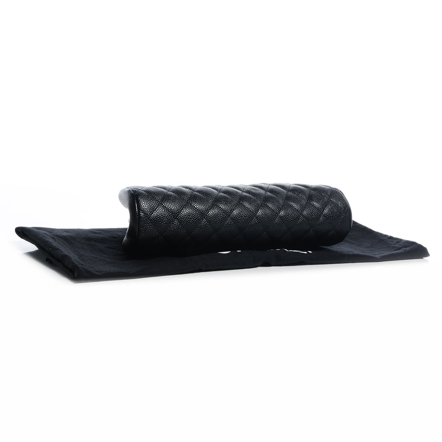 Caviar Quilted Timeless Clutch Black