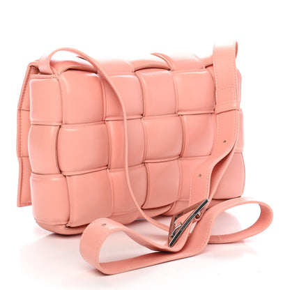 Bottega Veneta Nappa Maxi Intreccio Padded Cassette Crossbody Bag Peachy 3 of 10