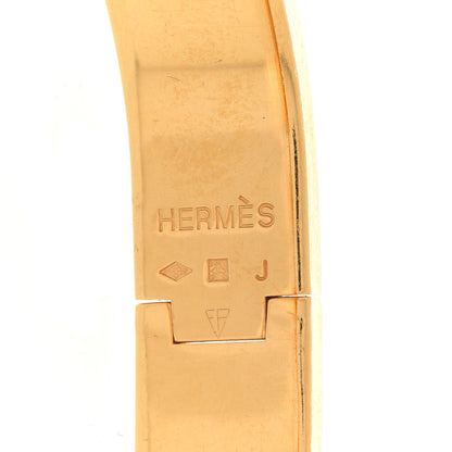 Hermes Enamel Narrow Clic Clac H Bracelet GM Bleu Glacier 4 of 5