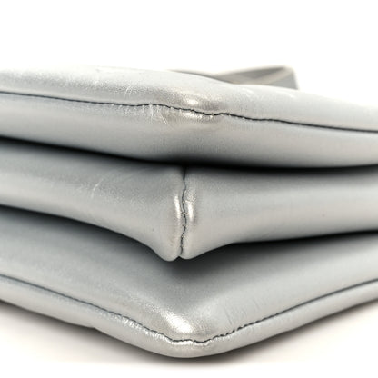Louis Vuitton Metallic Lambskin Embossed Monogram Coussin BB Silver 11 of 11