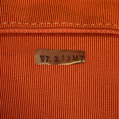 Chanel Lambskin Tortoise Drawstring Tote Orange 8 of 14