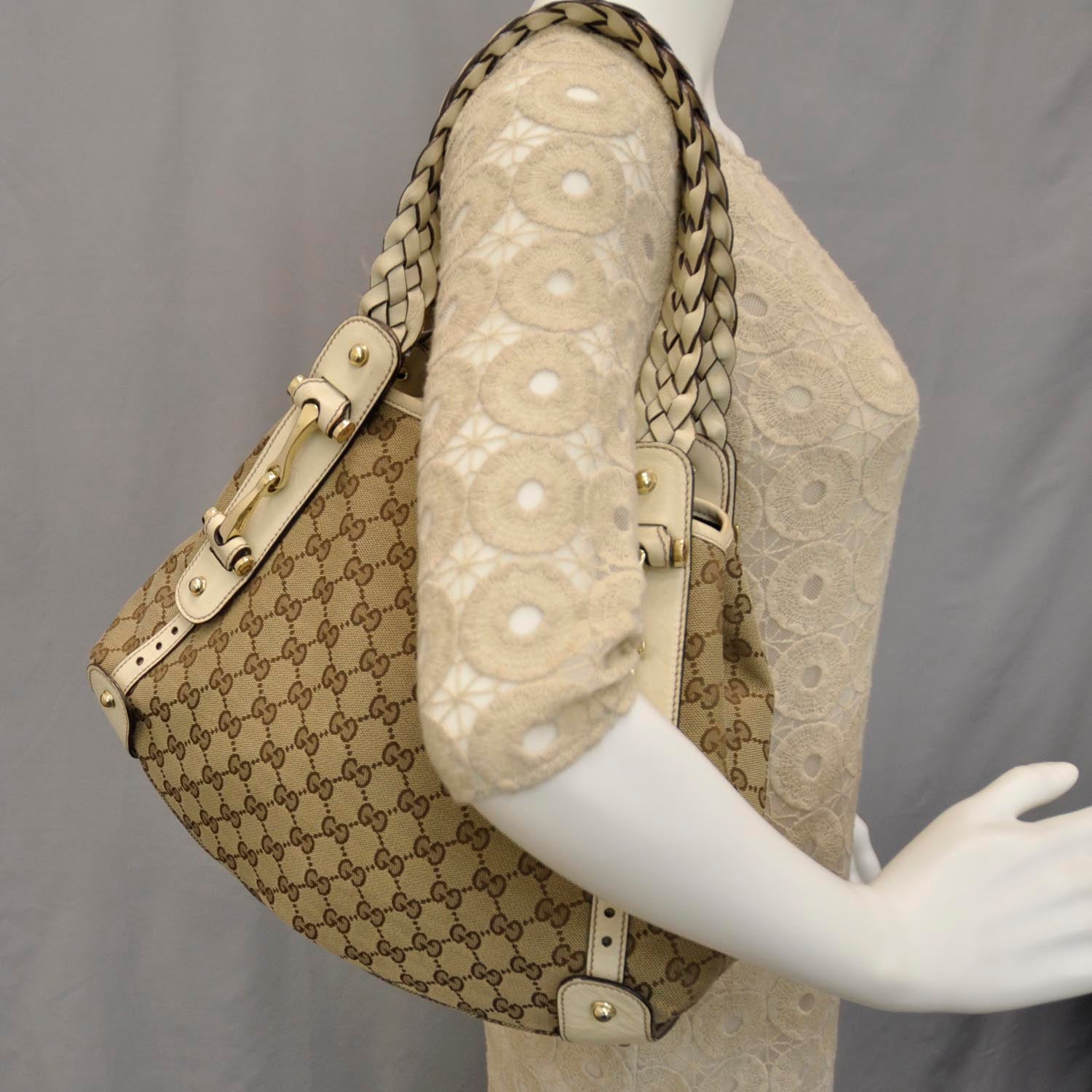 Gucci Monogram Pelham Tote Ivory 2 of 9