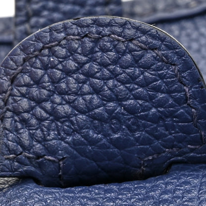 Hermes Taurillon Clemence EVELYNE III PM Bleu Encre 7 of 11