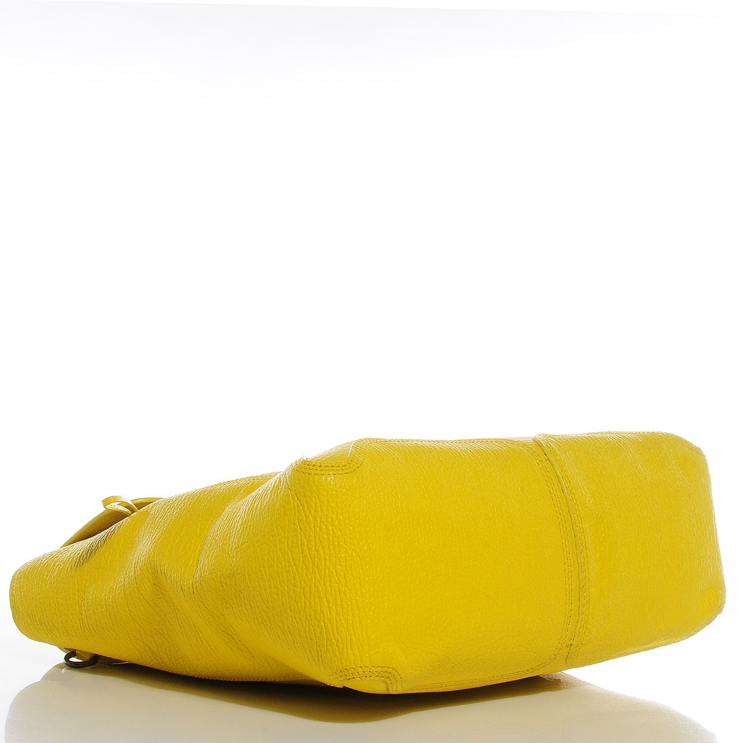 3.1 Leather Large Pashli Satchel Electric Yellow