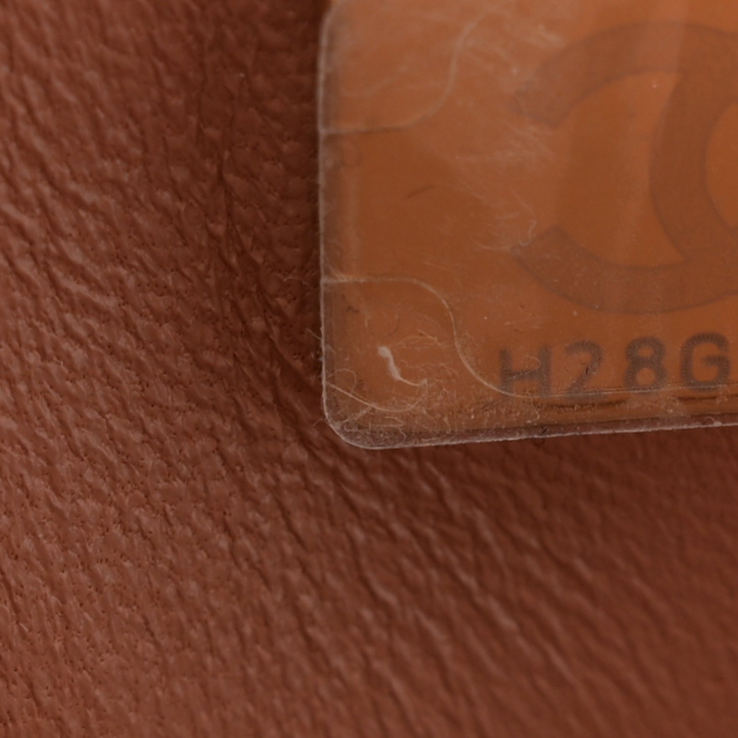 Lambskin Quilted Mini Rectangular Flap Brown