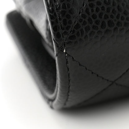 Chanel Caviar Quilted Medium Double Flap Black 11 of 12