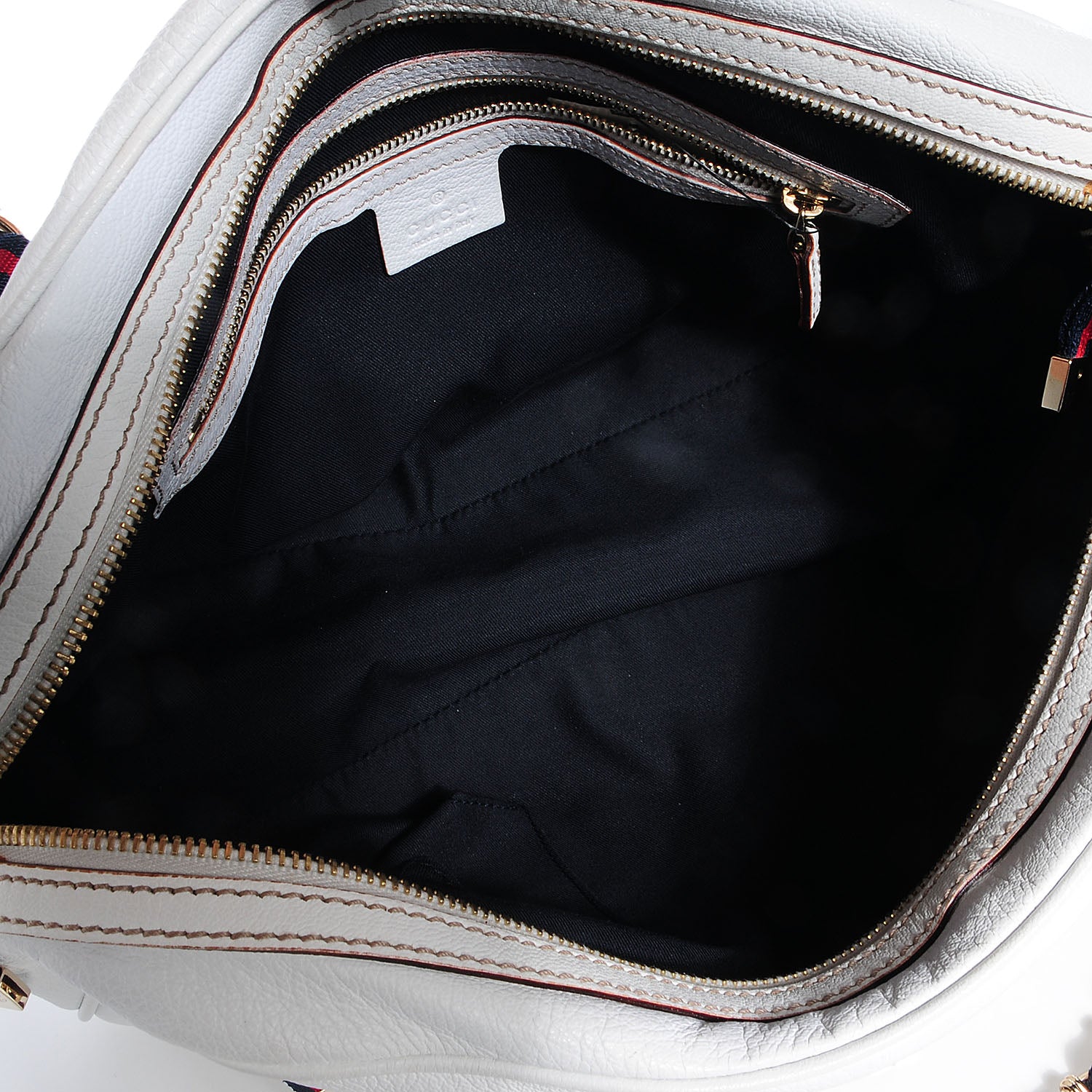 Gucci Leather Capri Large Bowler White 5 of 8