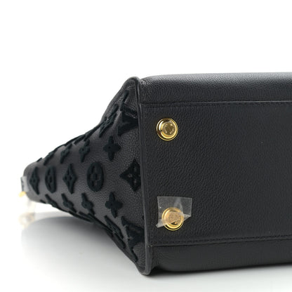 Louis Vuitton Calfskin Monogram Tufting On My Side Black 8 of 9