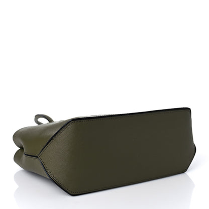 Marc Jacobs Saffiano Embossed Logo East West Shopper Tote Olive Geen 4 of 9