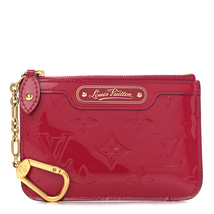 Louis Vuitton Vernis Key Pouch Rose Indien 1 of 8