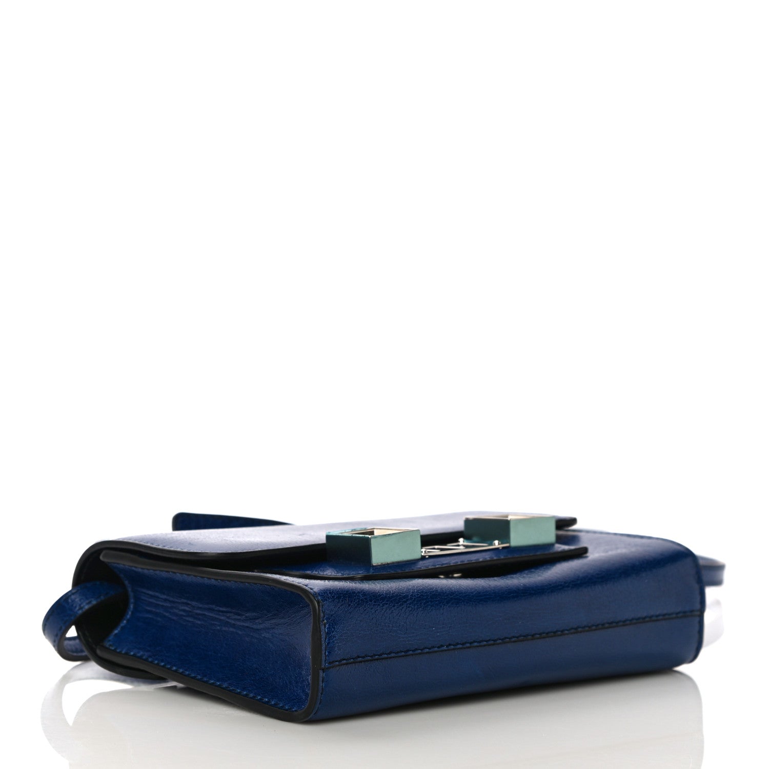 Proenza Schouler Calfskin PS11 Wallet With Strap Sapphire 3 of 13