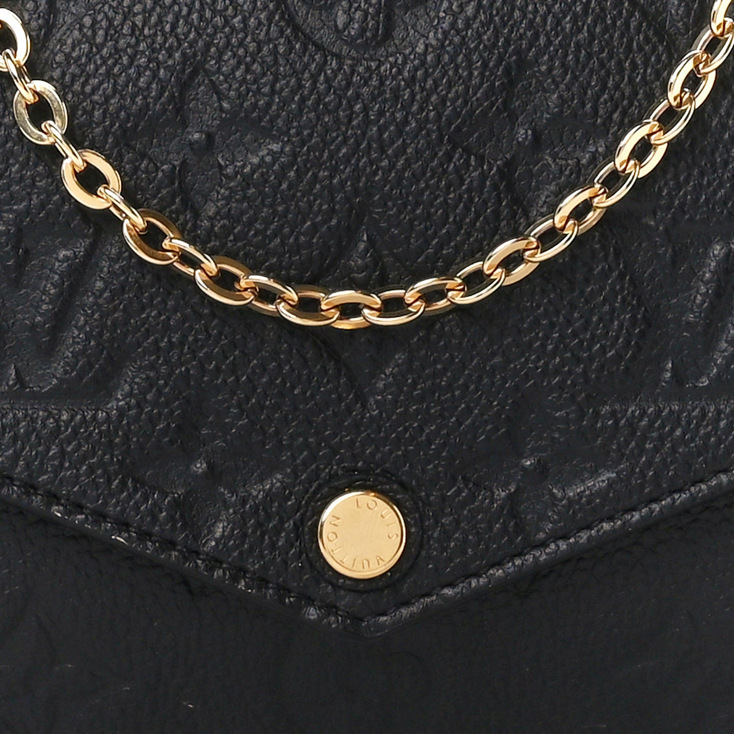 Empreinte Pochette Felicie Chain Wallet Black