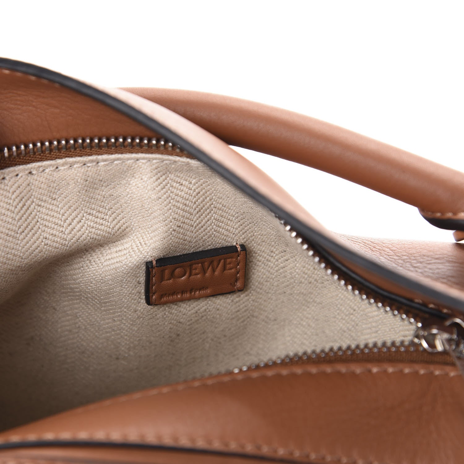 Loewe Calfskin Mini Puzzle Bag Tan 6 of 9