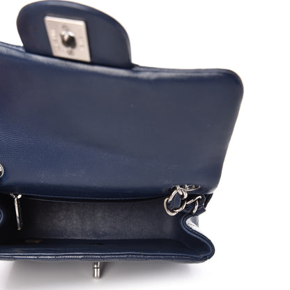 Chanel Caviar Quilted Mini Square Flap Blue 5 of 9