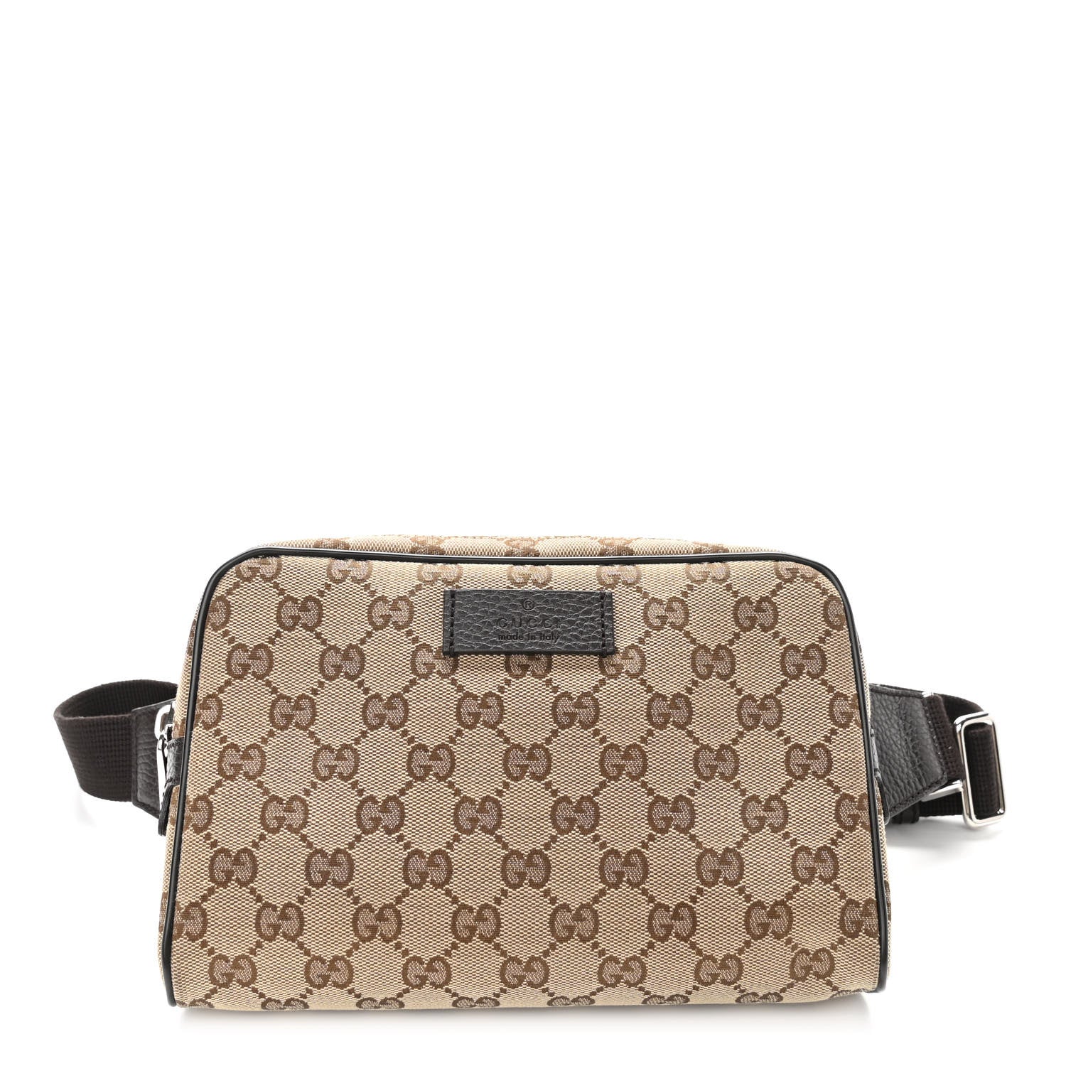 Gucci Monogram Belt Bag Dark Brown 1 of 10