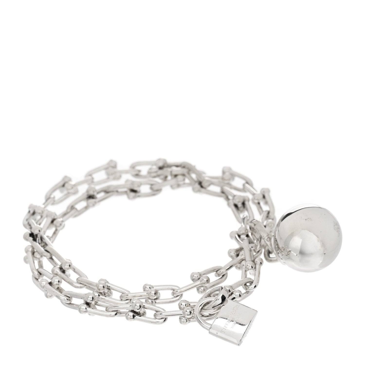 Tiffany Sterling Silver HardWear Wrap Bracelet 1 of 3