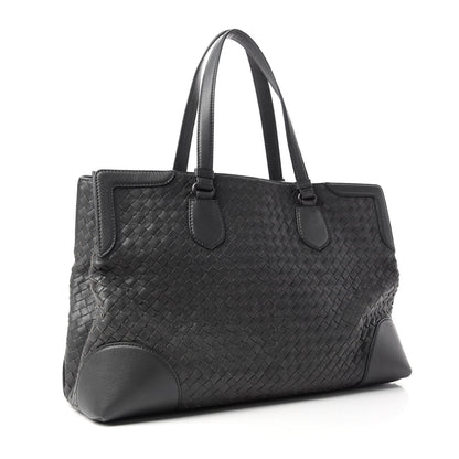 Bottega Veneta Nappa Intrecciato Large Top Handle Tote Grey 3 of 9
