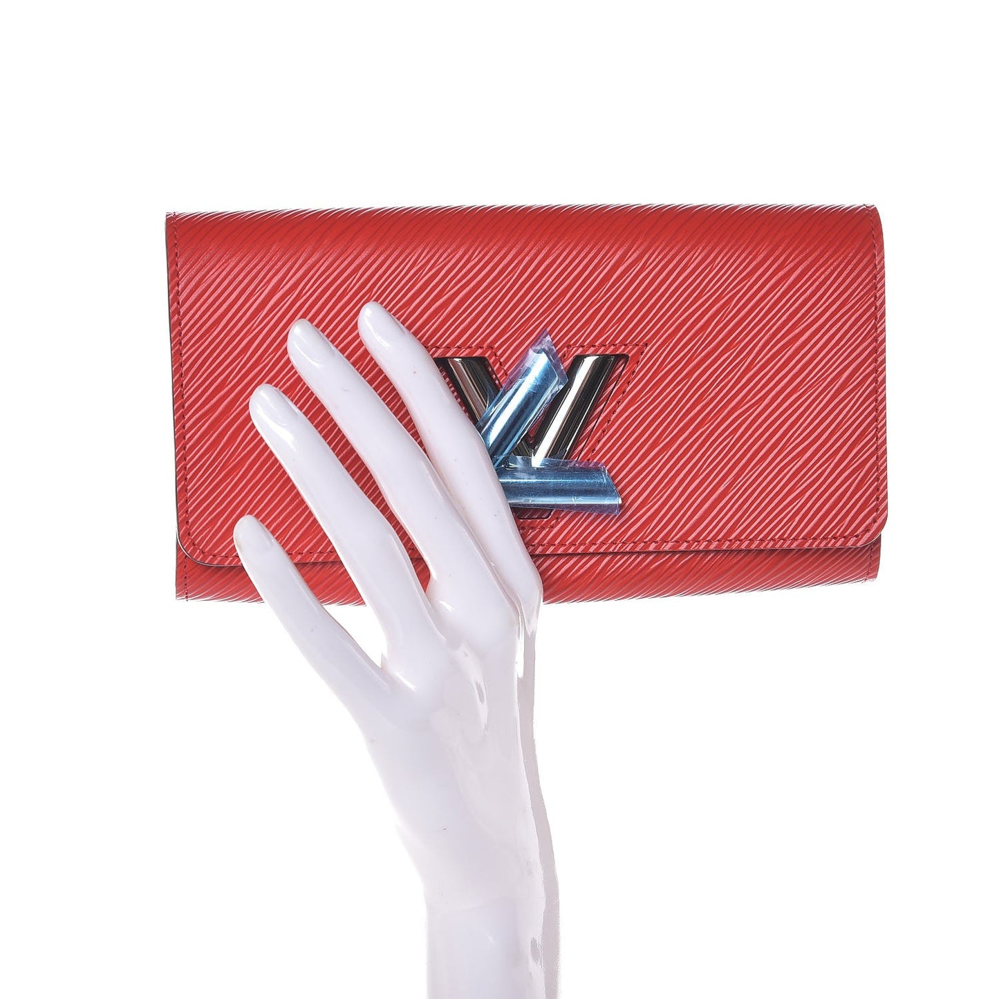 Epi Twist Wallet Coquelicot