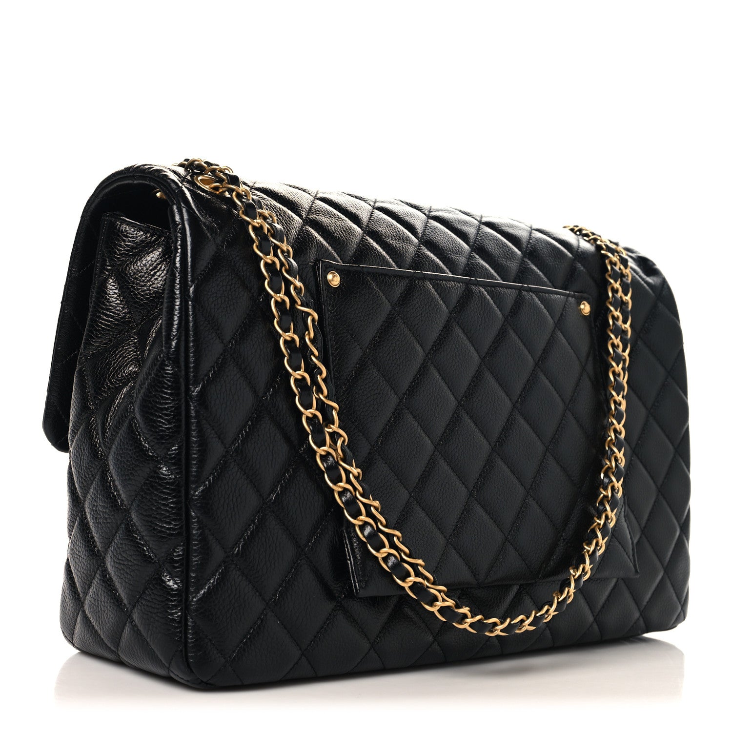 Chanel Caviar Quilted XXL Travel Flap Bag Black 3 of 11