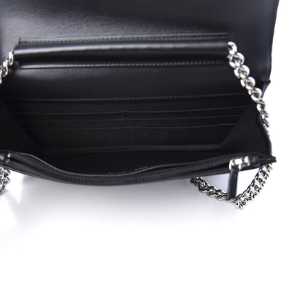 Chanel Caviar Quilted Boy Wallet On Chain WOC Black 5 of 12