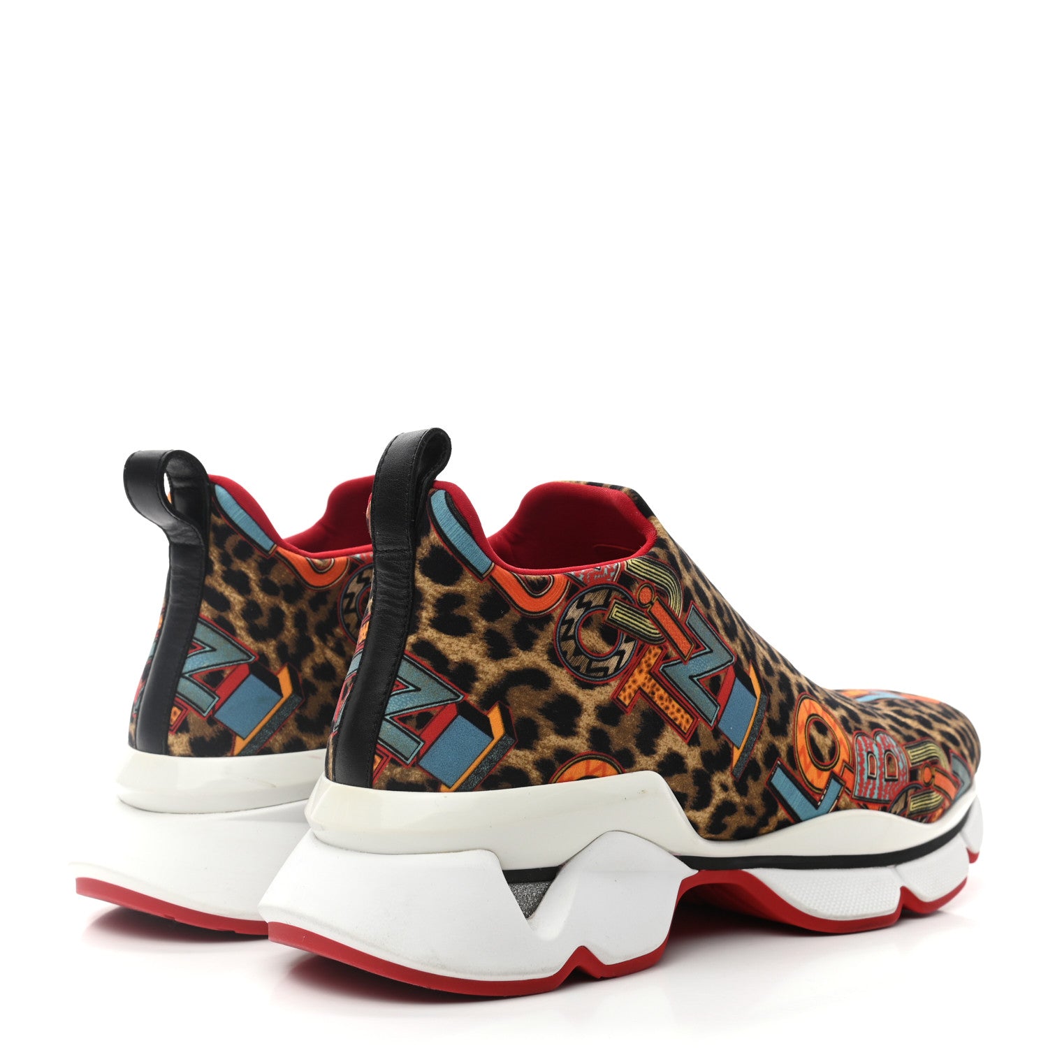 Christian Louboutin Neoprene Space Run Loubileo Donna Flat Sneakers 40 Multi 4 of 10