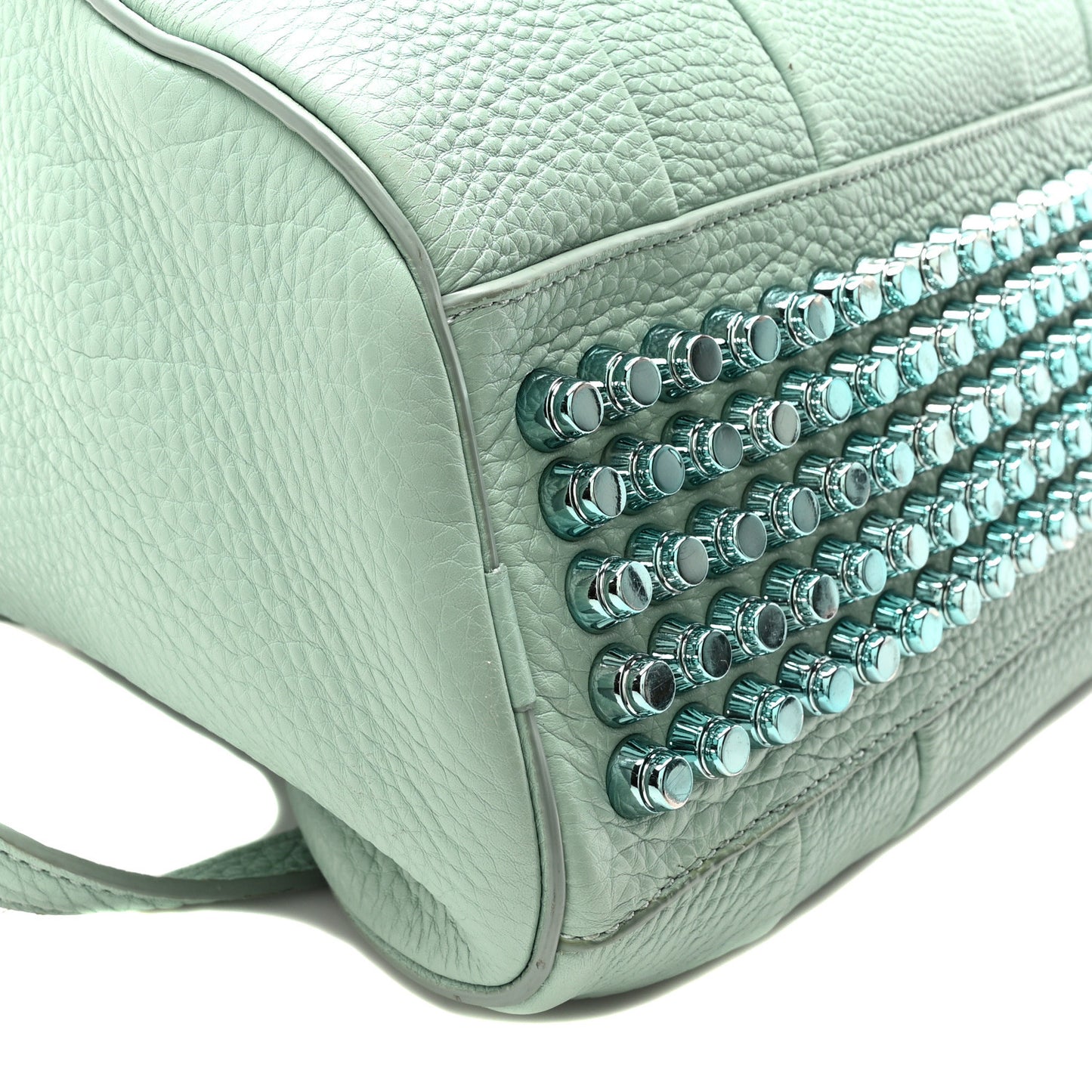 Pebbled Lambskin Rocco Peppermint